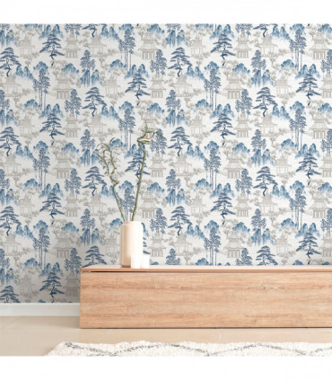 Japanese Pagoda Blue Grey sw12