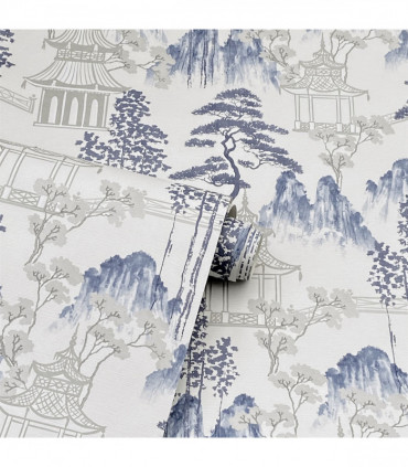 Japanese Pagoda Blue Grey sw12