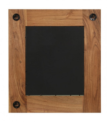 Mirror Solid Acacia Wood 50x50 cm