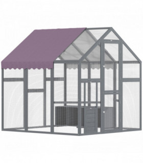 PawHut Large Walk In Chicken Run for 6-8 Poultries, 1.7 x 1.8 x 1.8 m