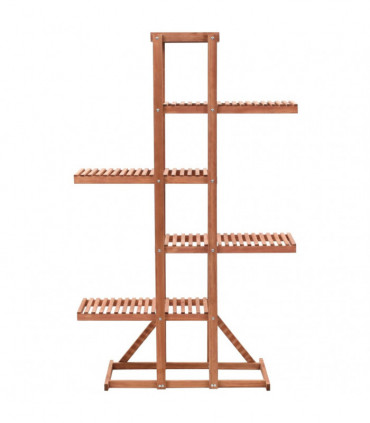 Plant Stand Cedar Wood 86x36x139 cm