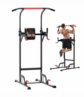Power Tower Station Pull Up Bar for Home Gym Workout Equipment HOMCOM