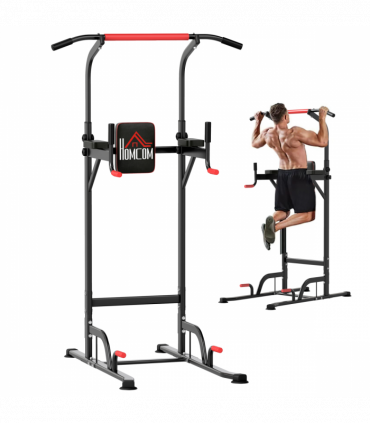 Power Tower Station Pull Up Bar for Home Gym Workout Equipment HOMCOM