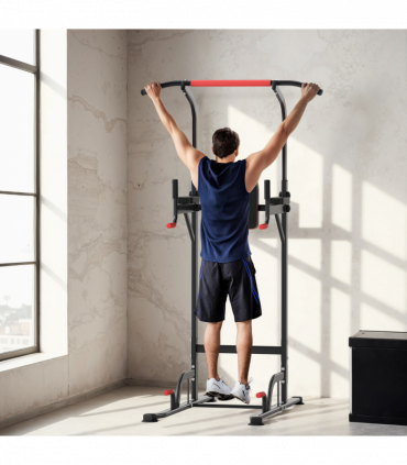 Power Tower Station Pull Up Bar for Home Gym Workout Equipment HOMCOM