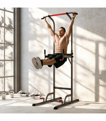 Power Tower Station Pull Up Bar for Home Gym Workout Equipment HOMCOM