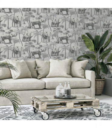 Safari Elephant Charcoal sw12