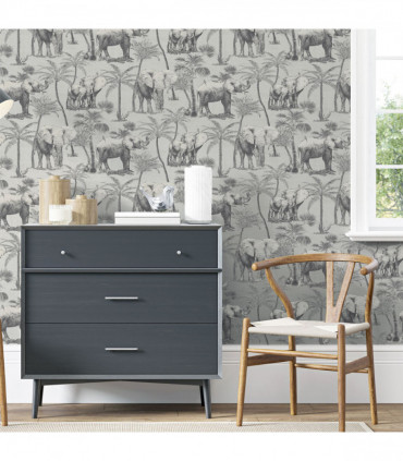 Safari Elephant Charcoal sw12