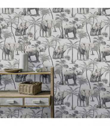 Safari Elephant Charcoal sw12