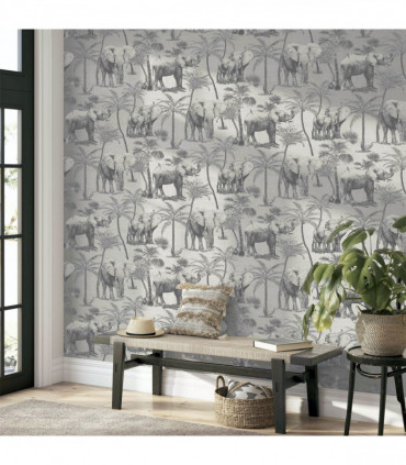 Safari Elephant Charcoal sw12