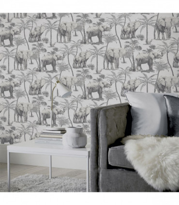 Safari Elephant Charcoal sw12