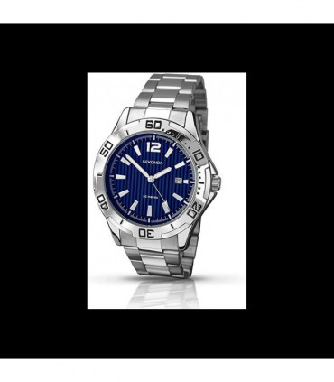 Sekonda Men's Dated Blue Face Stainless Steel Bracelet Watch 1170