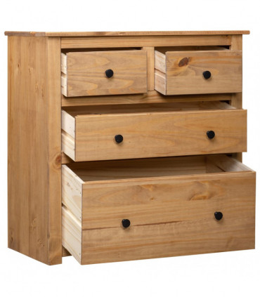 Sideboard 80x40x83 cm Pinewood Panama Range