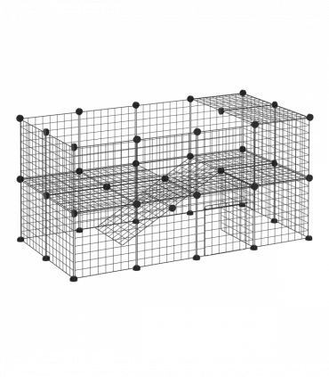 Small Animals Cage DIY 36 Panels Pet Playpen, for Rabbit Guinea Pig Chinchilla