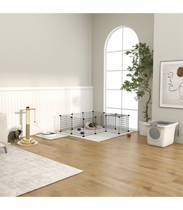 Small Animals Cage DIY 36 Panels Pet Playpen, for Rabbit Guinea Pig Chinchilla