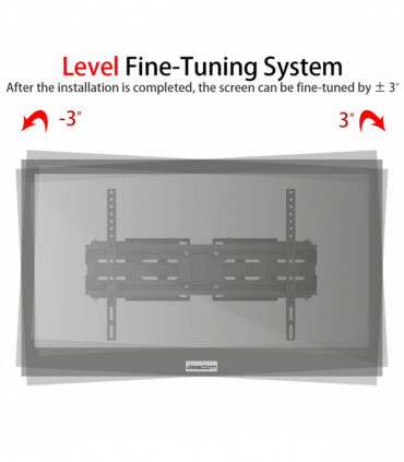 TMSS-104 32"-70" Corner Full Motion Articulating TV Wall Mount Bracket Max Weight 50Kg VESA 600*400