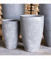 Vessara | Onyx Dusk – 55cm Extra Large Concrete Vase Planter – 32L Tall Plant Pot