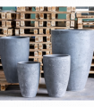 Vessara | Onyx Dusk – 68cm Extra Large Concrete Tall Vase Planter – 61L Round Plant Pot