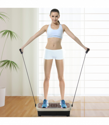 Vibration Plate Machine Fitness Body Shaper Slim Trainer Home Gym HOMCOM
