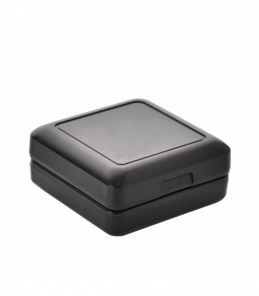 Wm Widdop Quartz Travel Alarm - Black case/dial