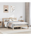vidaXL Bed Frame with Headboard without Mattress 120x190 cm Small Double