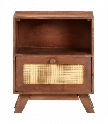 vidaXL Bedside Cabinet 40x30x50 cm Solid Mango Wood