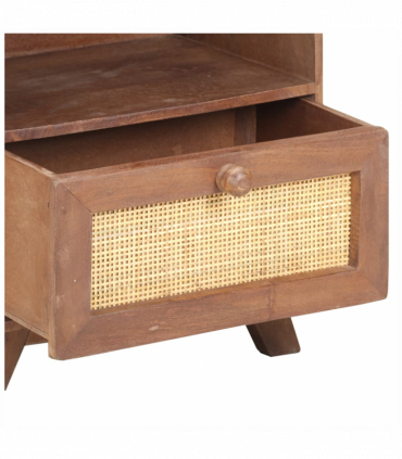 vidaXL Bedside Cabinet 40x30x50 cm Solid Mango Wood