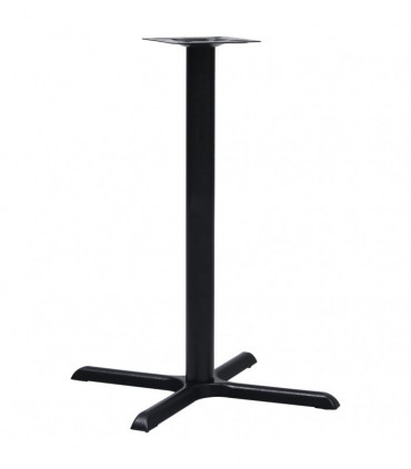 vidaXL Bistro Table Leg Black 76x76x107 cm Cast Iron