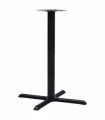 vidaXL Bistro Table Leg Black 76x76x107 cm Cast Iron