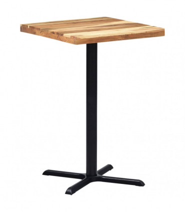 vidaXL Bistro Table Leg Black 76x76x107 cm Cast Iron