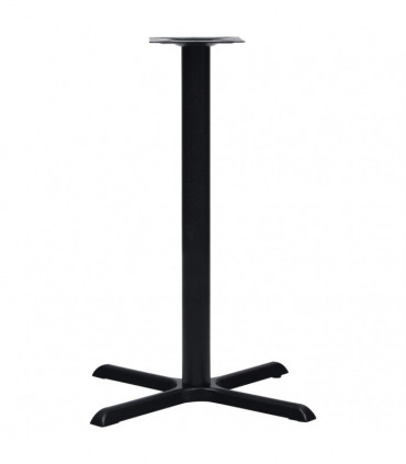 vidaXL Bistro Table Leg Black 76x76x107 cm Cast Iron
