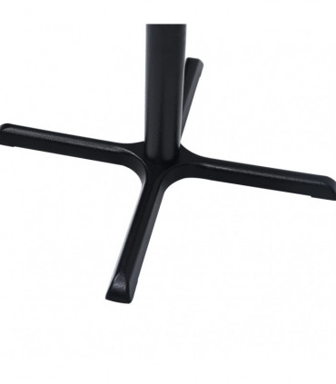 vidaXL Bistro Table Leg Black 76x76x107 cm Cast Iron