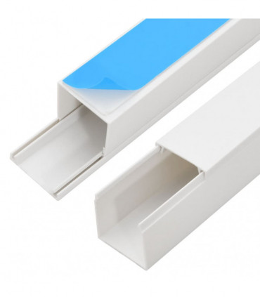 vidaXL Cable Trunking Self-Adhesive 10x10 mm 10 m PVC