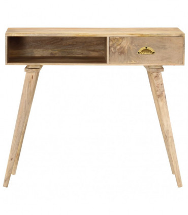 vidaXL Console Table 90x45x75 cm Solid Mango Wood