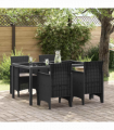vidaXL Garden Chair 4 pcs Anthracite 53 x 49 x 85 cm PP