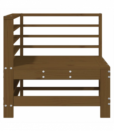 vidaXL Garden Corner Sofa Honey Brown Solid Wood Pine