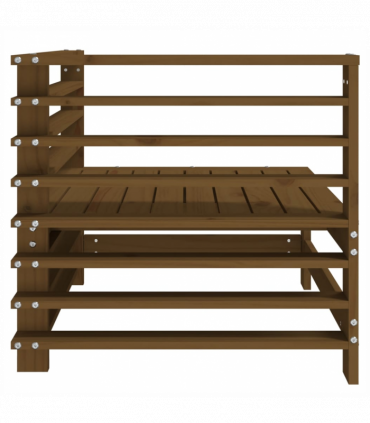 vidaXL Garden Corner Sofa Honey Brown Solid Wood Pine