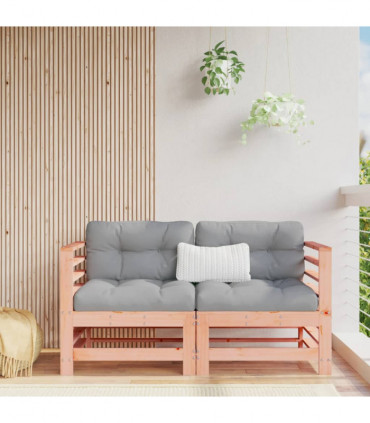 vidaXL Garden Corner Sofas 2 pcs Solid Wood Douglas