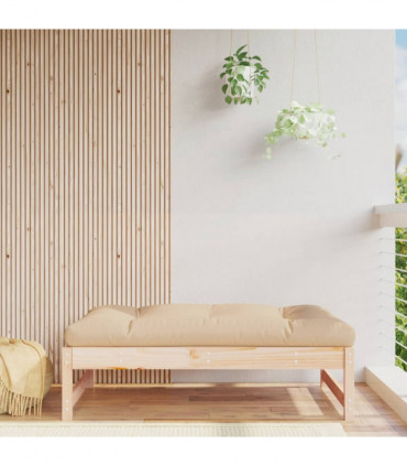 vidaXL Garden Footstool 120x80 cm Solid Wood Pine