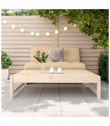 vidaXL Garden Footstool 120x80 cm Solid Wood Pine