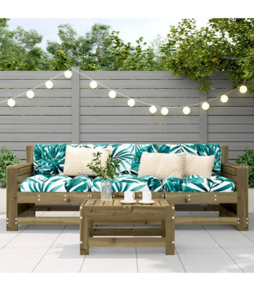 vidaXL Garden Footstool 62x30x32 cm Impregnated Wood Pine