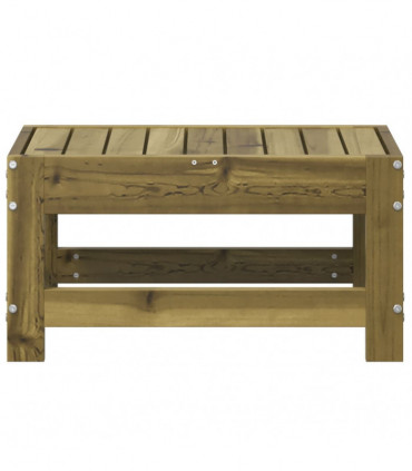 vidaXL Garden Footstool 62x30x32 cm Impregnated Wood Pine