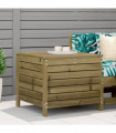 vidaXL Garden Footstool 62x63.5x53.5 cm Impregnated Wood Pine
