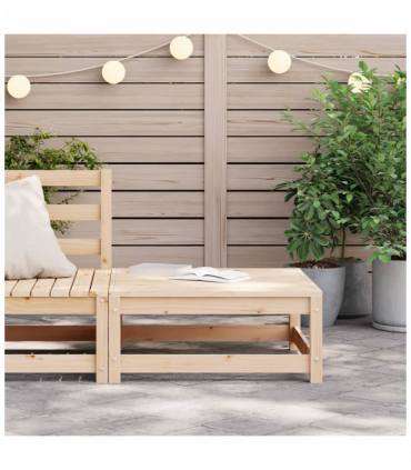 vidaXL Garden Footstool 70x70x30 cm Solid Wood Pine