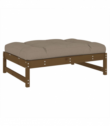 vidaXL Garden Footstool Honey Brown 120x80 cm Solid Wood Pine