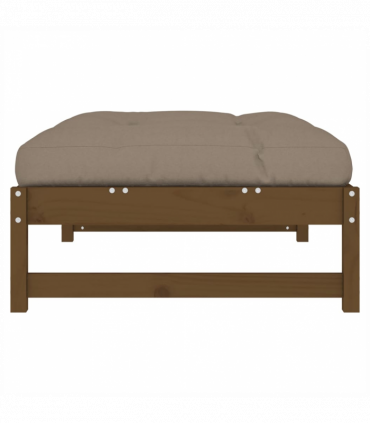 vidaXL Garden Footstool Honey Brown 120x80 cm Solid Wood Pine