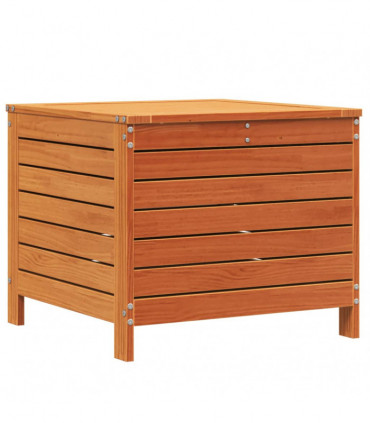 vidaXL Garden Footstool Wax Brown 62x63.5x53.5 cm Solid Wood Pine