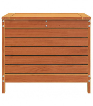 vidaXL Garden Footstool Wax Brown 62x63.5x53.5 cm Solid Wood Pine