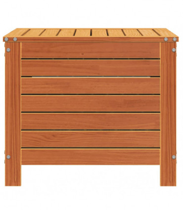 vidaXL Garden Footstool Wax Brown 62x63.5x53.5 cm Solid Wood Pine