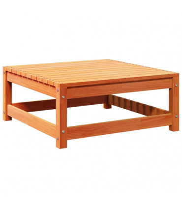 vidaXL Garden Footstool Wax Brown 70x70x30 cm Solid Wood Pine