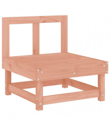 vidaXL Garden Middle Sofas 2 pcs Solid Wood Douglas